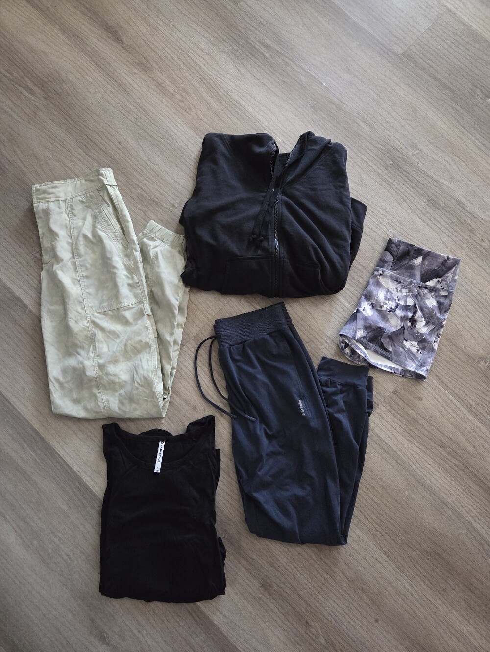Fabletics Activewear Joggers Jacket Shorts Bundle
